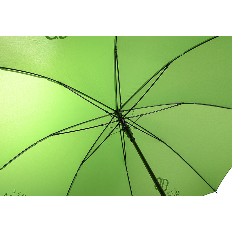30 pouces Golf parapluie torche poignée parapluie cadre en fibre de verre résistant au vent