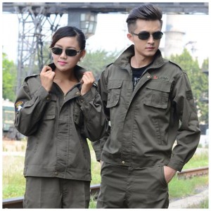 Survêtement d'assainissement personnalisé de couleur orange fluorescent