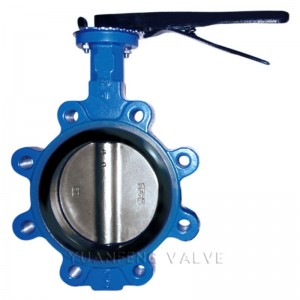 Vanne papillon à cosses