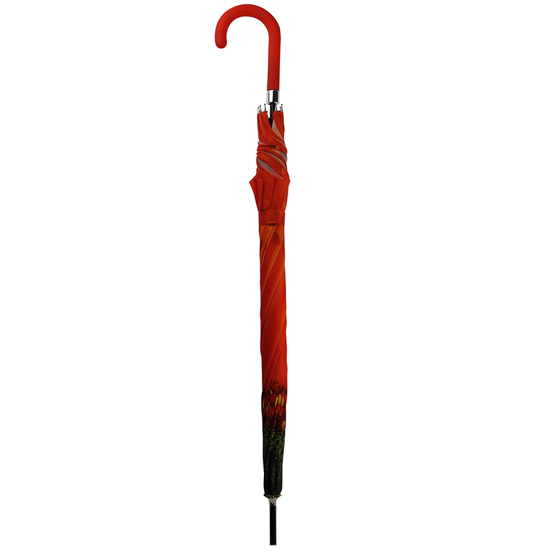 2019 23inch taille entreprise cadeaux cutom design forme de fleur striaght parapluie