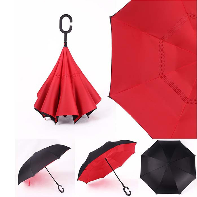 Distributeur en gros de voitures parapluie avec parapluie droit de repli inverse