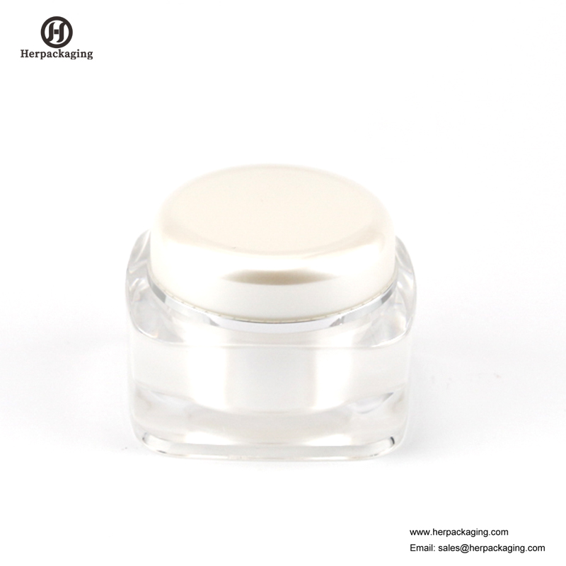 HXL221 jarre cosmétique acrylique vide ronde de luxe