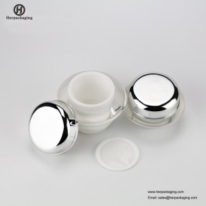 HXL223 jarre cosmétique acrylique vide ronde de luxe