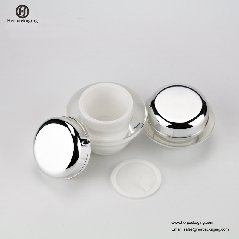 HXL223 jarre cosmétique acrylique vide ronde de luxe