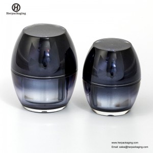 HXL232 Bocal cosmétique vide vide à double paroi, récipient à skincare