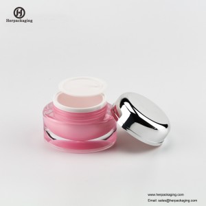 HXL2110 jarre cosmétique acrylique vide ronde de luxe