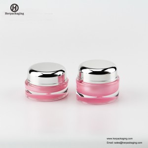 HXL2110 jarre cosmétique acrylique vide ronde de luxe