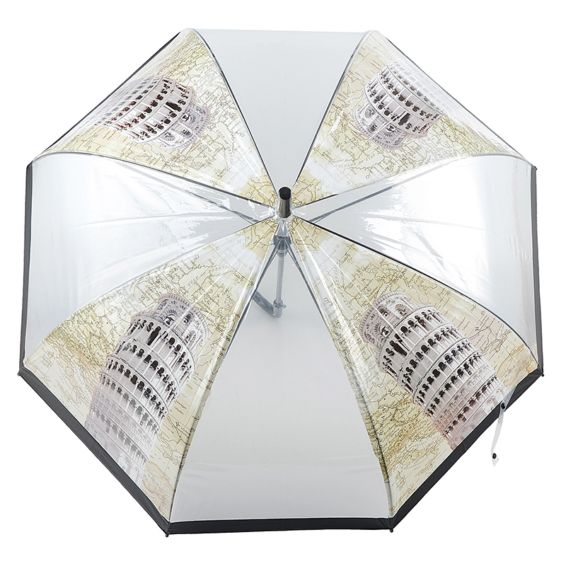 Matériau transparent avec parapluie POE ouvert automatique pour enfants
