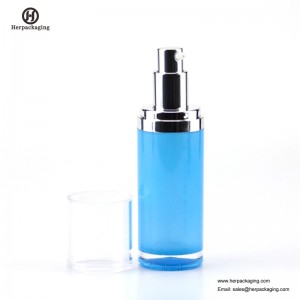 HXL312 vide acrylique crème sans air et bouteille de lotion emballage cosmétique contenant de soins de la peau