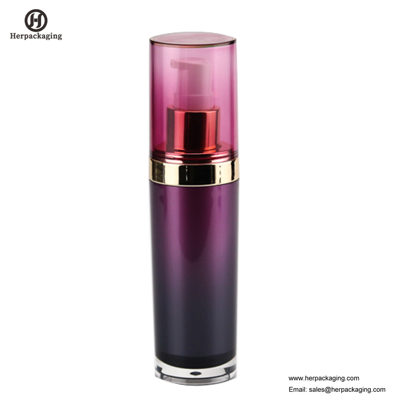 HXL313 vide acrylique crème sans air et bouteille de lotion emballage cosmétique contenant de soins de la peau