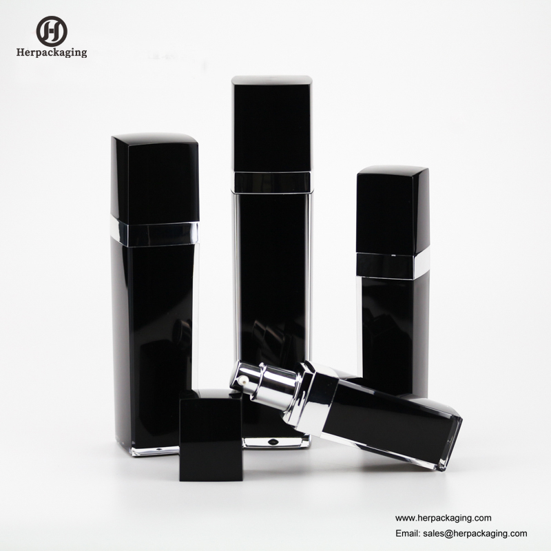 HXL314 vide acrylique crème sans air et bouteille de lotion emballage cosmétique contenant de soins de la peau
