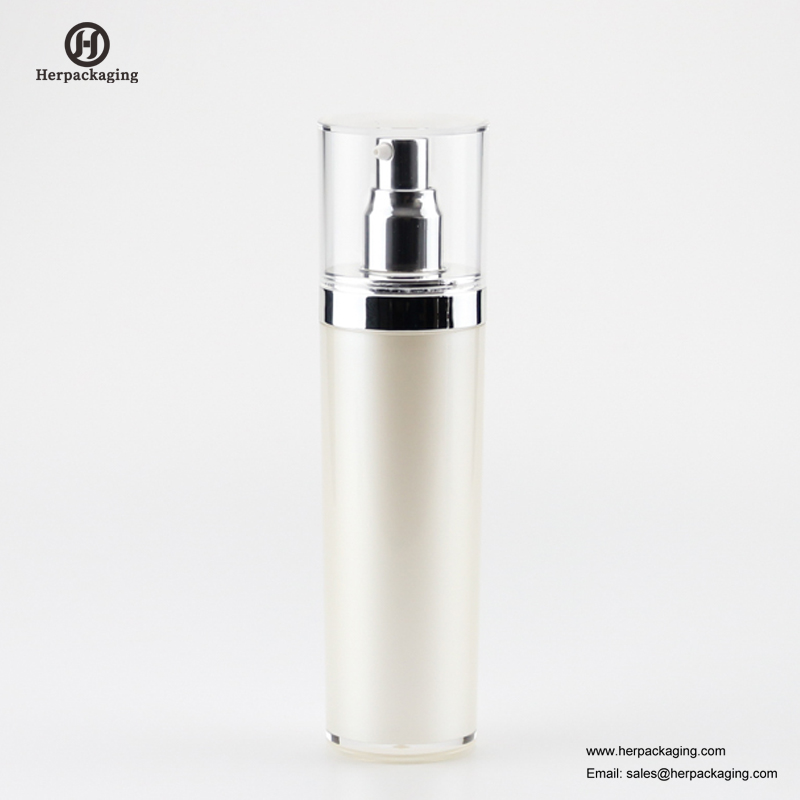 HXL321 vide acrylique crème sans air et bouteille de lotion emballage cosmétique contenant de soins de la peau