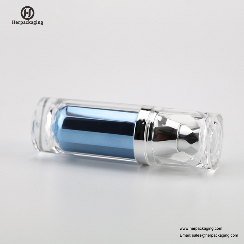 HXL328 vide acrylique crème sans air et bouteille de lotion emballage cosmétique contenant de soins de la peau