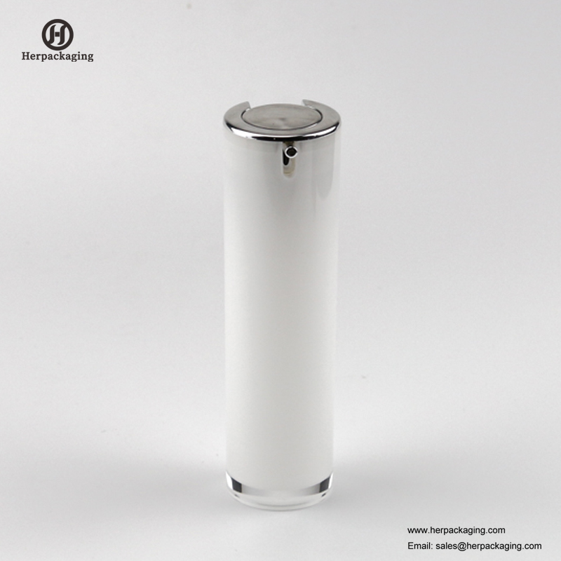 HXL413 vide acrylique crème sans air et bouteille de lotion emballage cosmétique contenant de soins de la peau