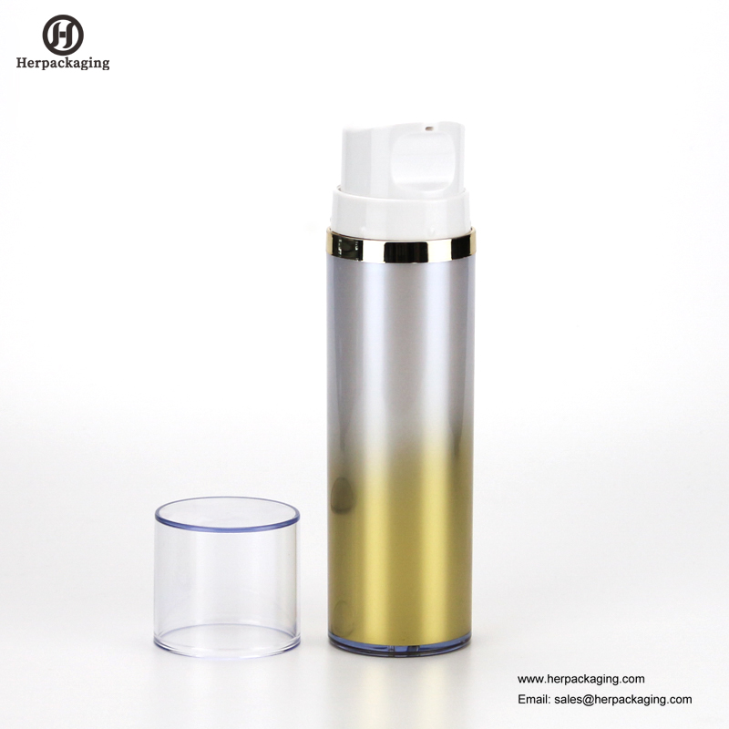 HXL415A vide crème acrylique sans air et bouteille de lotion emballage cosmétique contenant de soins de la peau