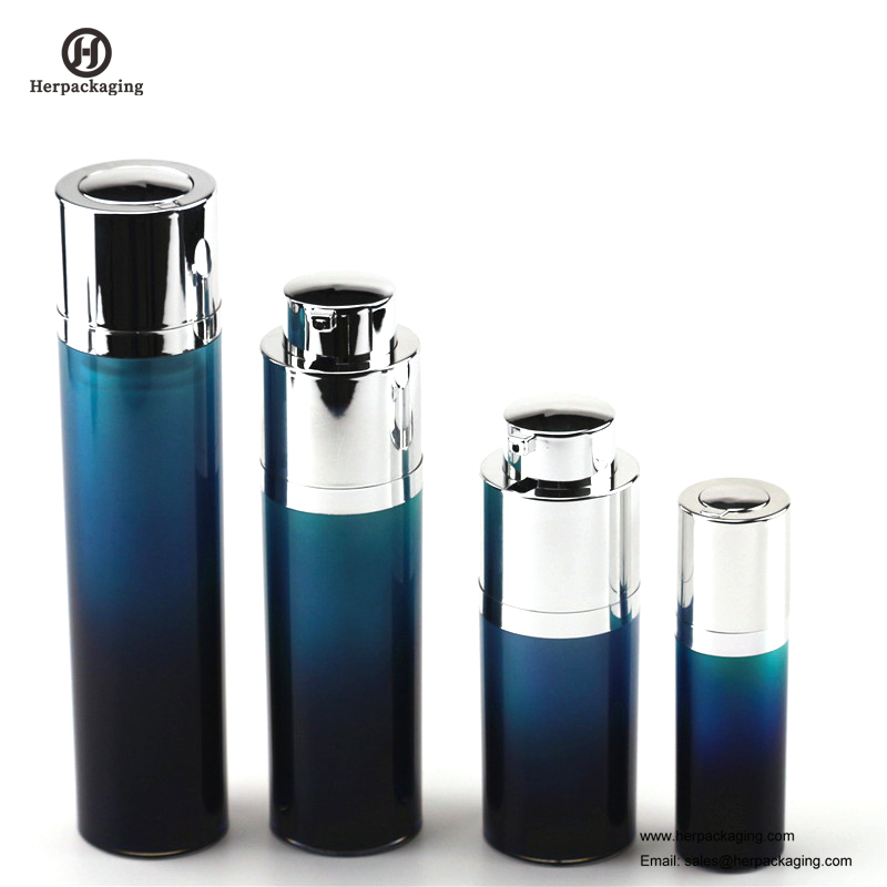 HXL416 vide crème acrylique sans air et bouteille de lotion emballage cosmétique contenant de soins de la peau