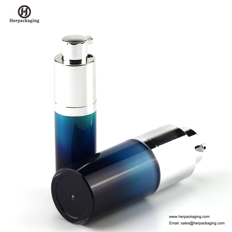 HXL416 vide crème acrylique sans air et bouteille de lotion emballage cosmétique contenant de soins de la peau