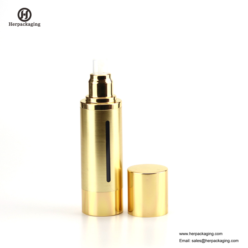HXL418 vide acrylique crème sans air et bouteille de lotion emballage cosmétique contenant de soins de la peau