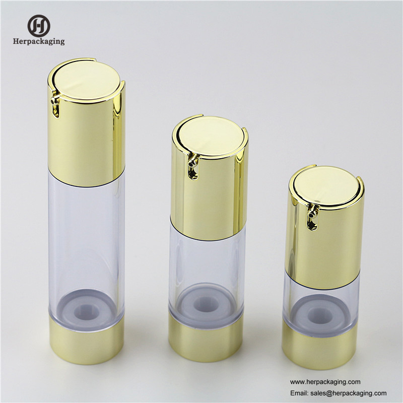 HXL421 vide acrylique crème sans air et bouteille de lotion emballage cosmétique contenant de soins de la peau