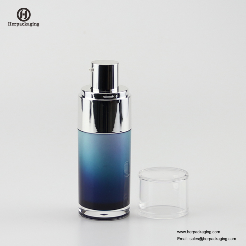 HXL432 vide acrylique crème sans air et bouteille de lotion emballage cosmétique contenant de soins de la peau