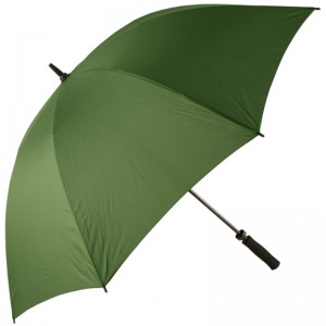 Fonction ouverte manuelle 30inch impression personnalisée parapluie de golf de cadre de fibre de verre