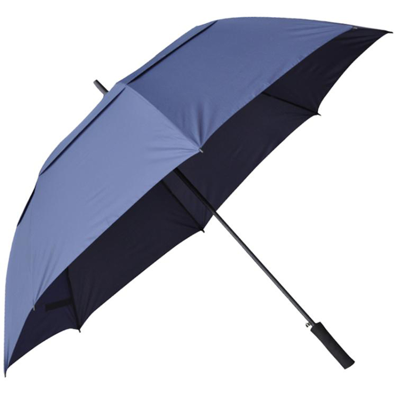 Parapluie ouvert automatique avec parapluie de golf double couche à impression personnalisée