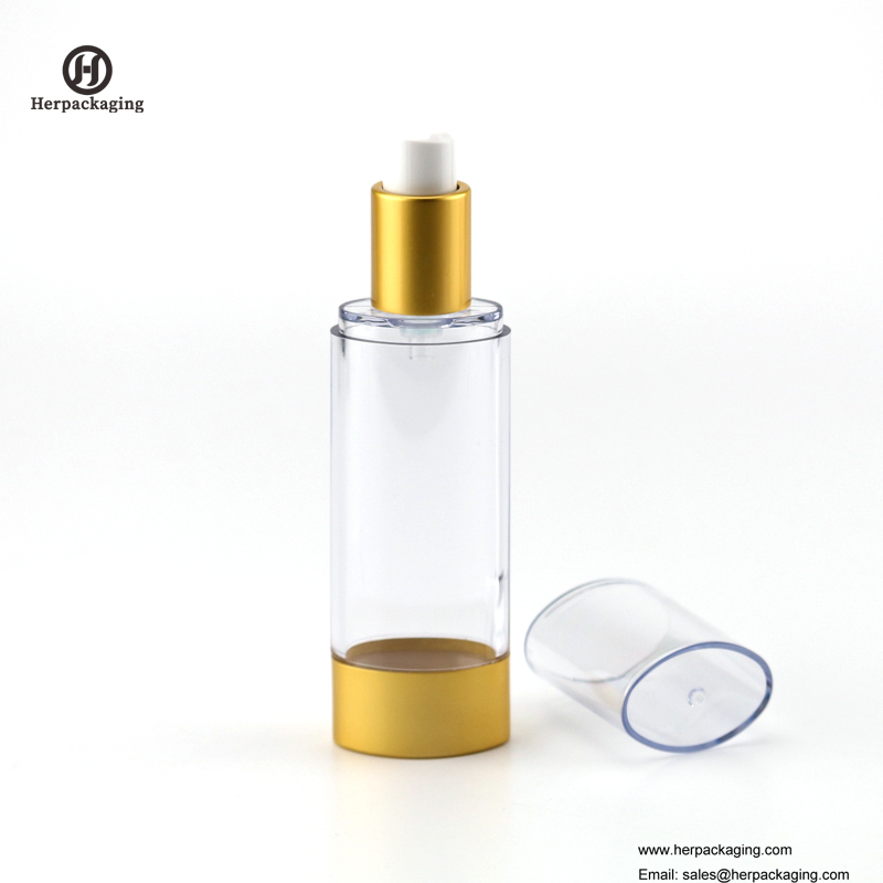 HXL4110 vide acrylique crème sans air et bouteille de lotion emballage cosmétique contenant de soins de la peau