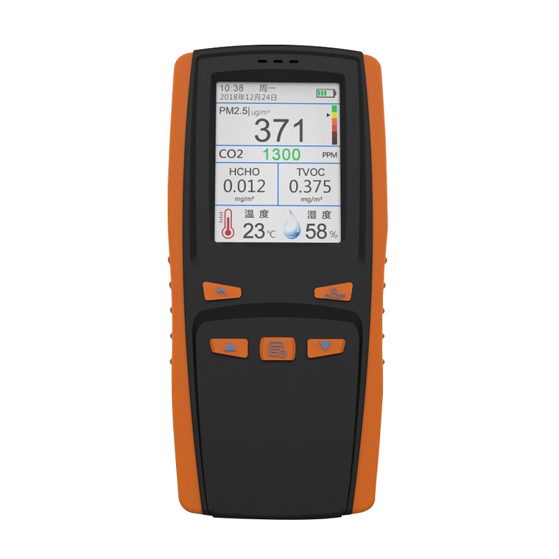 Détecteur de CO2 portable de gaz détecteur DM509 Système de surveillance de la qualité de l'air Détecteur de poussière PM2.5