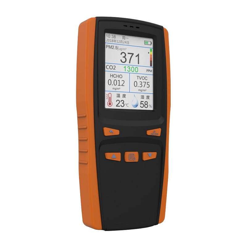 Détecteur de CO2 portable de gaz détecteur DM509 Système de surveillance de la qualité de l'air Détecteur de poussière PM2.5