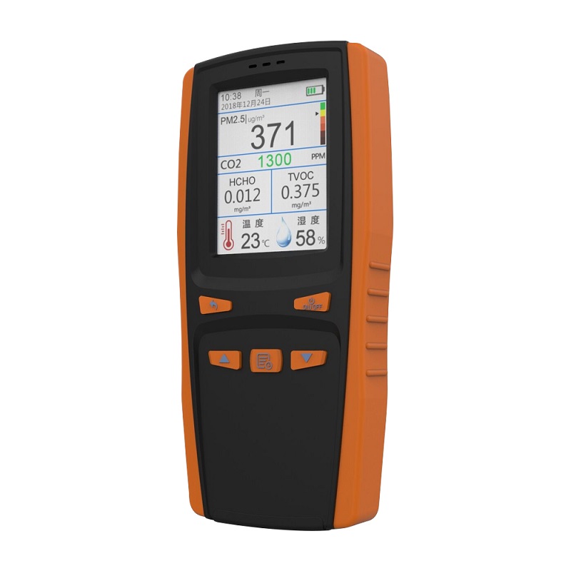 Testeur de qualité de l'air Détecteur de CO2 Poussière Mètre de qualité de l'air Analyseur numérique de l'air PM2.5 PM1.0 TVOC