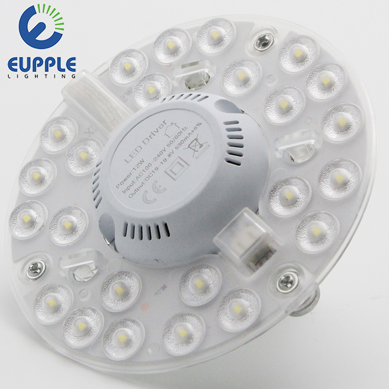 Top vente bricolage LED plafonnier avec aimant remplaçant facile intérieur bricolage led module led plafonnier