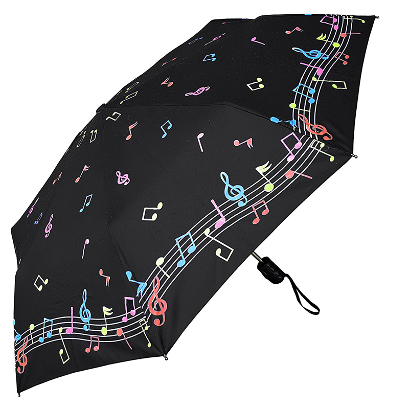 Produits marketing Top Quality magic Changement de couleur Sublimation 3 fois Parapluie