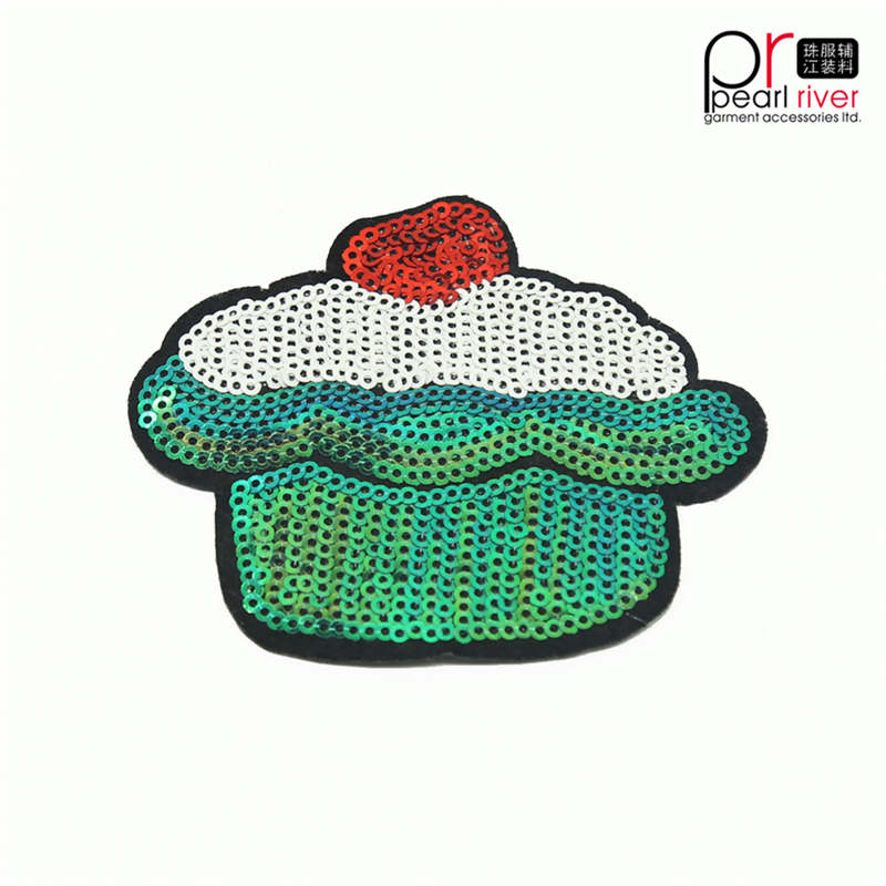 patch de paillettes de dessin animé