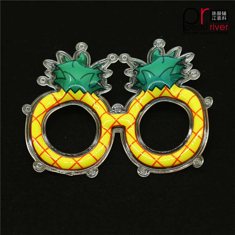 verres d'ananas patch gonflé de PVC