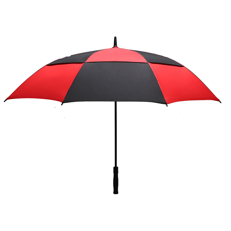 Bouton d'ouverture automatique de parapluie de golf EVA coupe-vent double couches