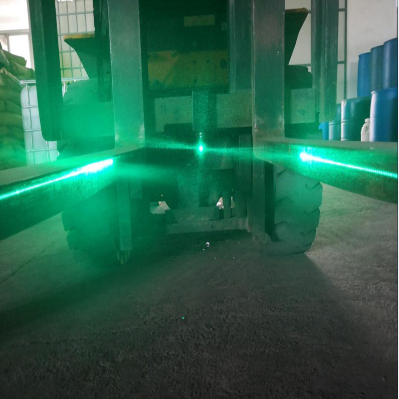 Système de guidage laser pour empileur de palettes à levage Green Beam