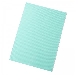 Feuille colorée de pp tordue pour la papeterie et l'emballage