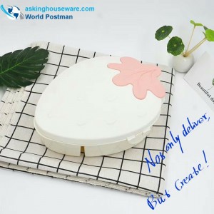 Récipient en forme de fraise et de graines de melon