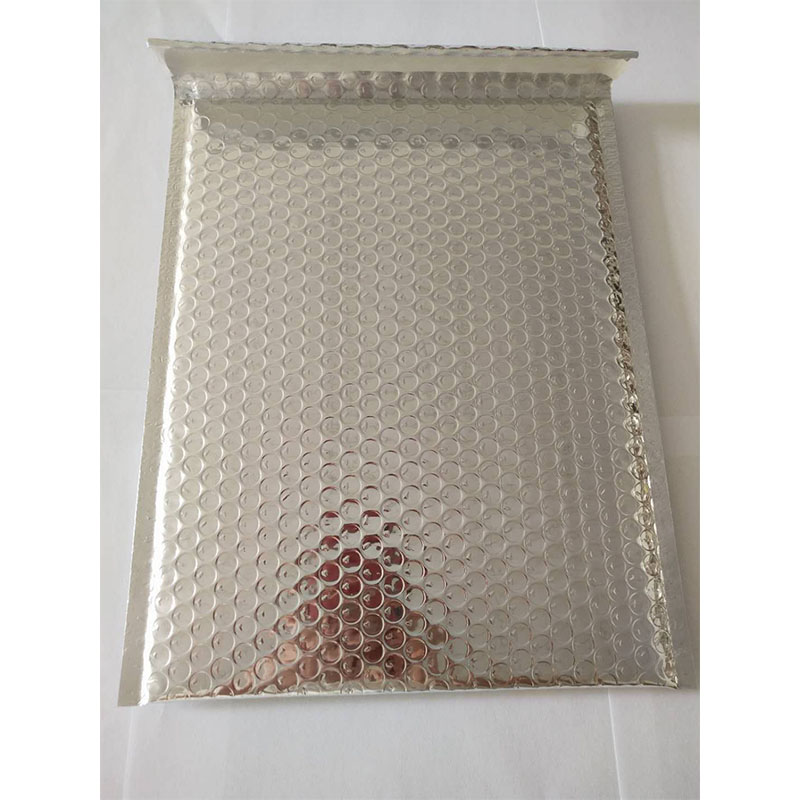 Taille personnalisée enveloppe multicolore à bulles métalliques brillantes