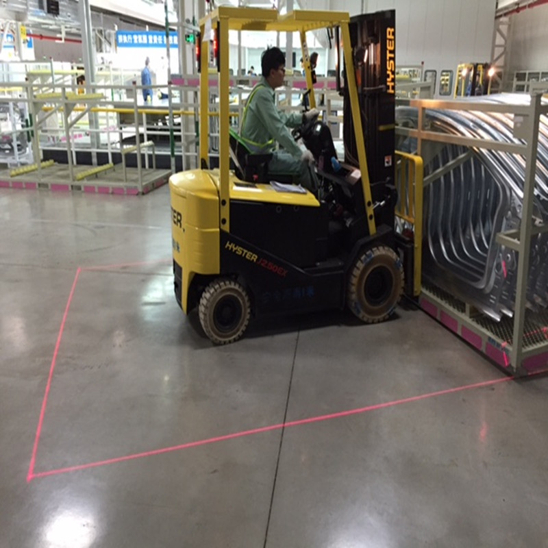 Voyant d'alarme de zone de danger de zone rouge de laser pour l'entrepôt