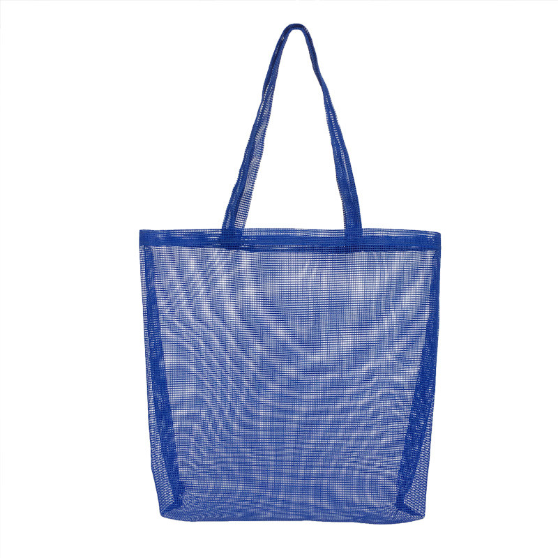 Sac fourre-tout en maille bleu clair pour femmes