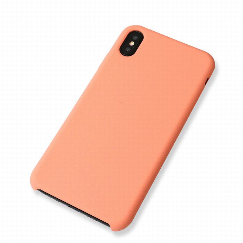 Coque souple pour iPhone x, coque antichoc en caoutchouc silicone pour couverture de téléphone en silicone liquide x