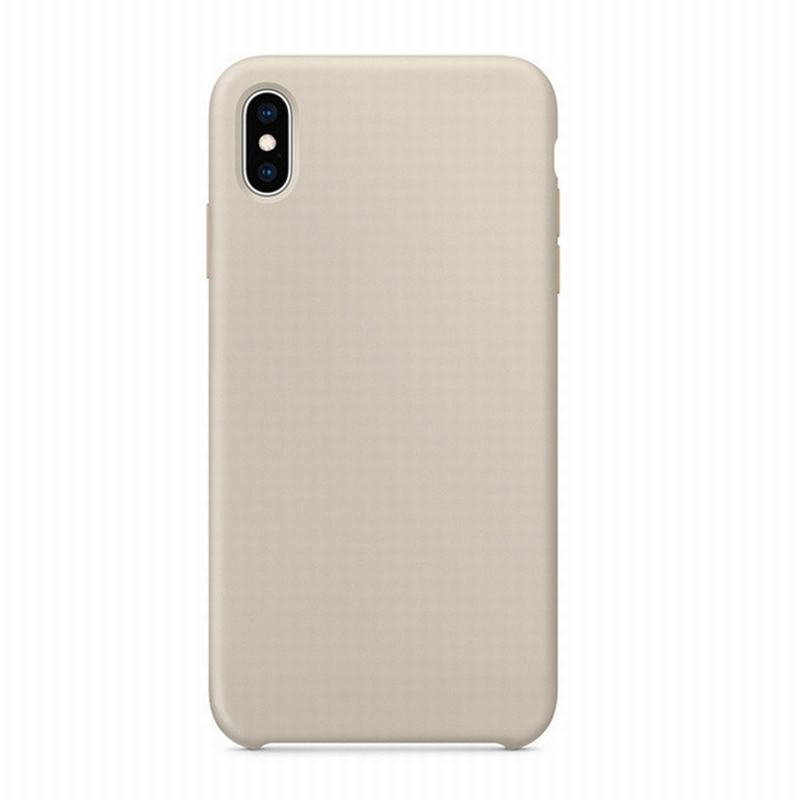 Coque souple pour iPhone x, coque antichoc en caoutchouc silicone pour couverture de téléphone en silicone liquide x