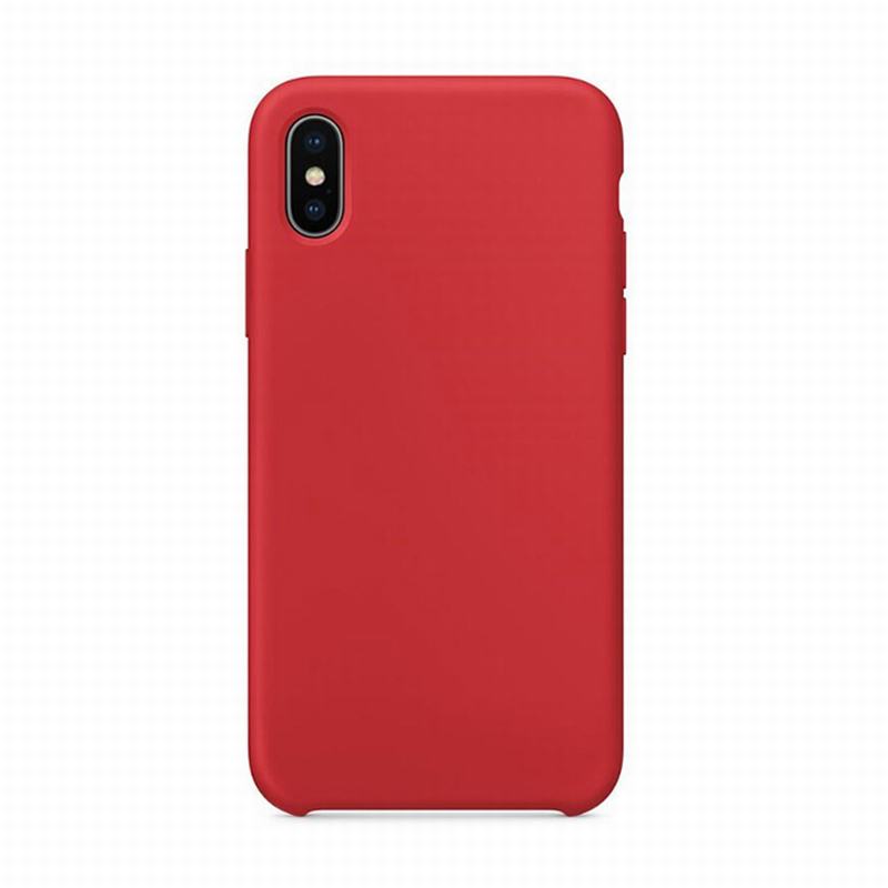 cas personnalisé de téléphone logo silicone liquide