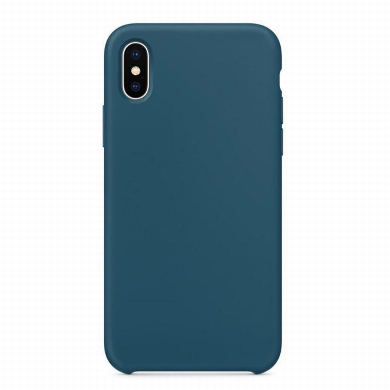 cas personnalisé de téléphone logo silicone liquide