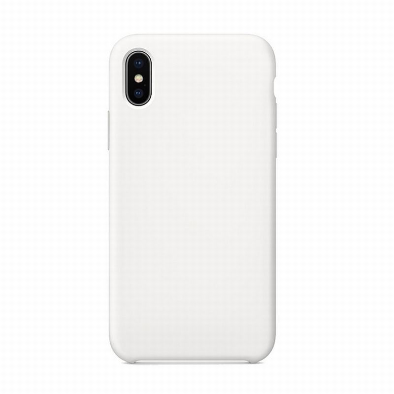 Cas original de téléphone de silicone de LOGO d'OEM pour l'iPhone 7 8 cas pour l'iPhone X XS Max XR