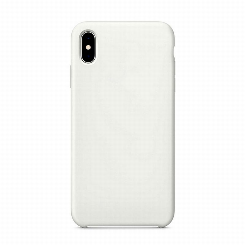 Cas de téléphone portable de couverture en silicone liquide de luxe en microfibre de silicone pour iphone xr xs max x 8 7 7 Plus 8plus