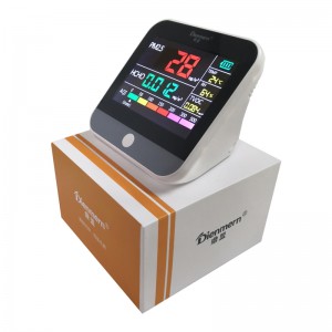 Formaldéhyde Testeur de qualité de l'air PM2.5 Portable Laser TVOC AQI Détecteur Détecteur Intelligent Pour Bureau À La Maison De Voiture Température Humidité