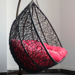 Balançoire de jardin 3 places en métal