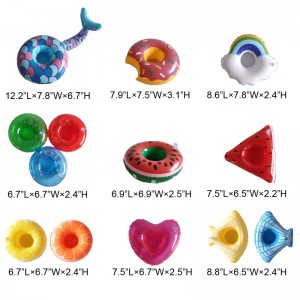 Support gonflable divers et populaire de boisson / bateau / support de tasse de boisson